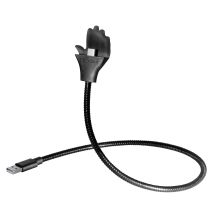 Flexibler Handhalter Für Smartphones Flexibler Ständer Mit Integriertem Lade- Und Datenkabel, besonders Stabil, usb A - Usb Typ C, Länge 0,5 M