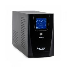 Gruppo Di Continuità Ups Pure Line Interactive 1500 Va / 1200w 2 Prese Schuko - Vultech
