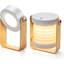 Vtizikl Lampe De Chevet À Lampe Tactile À Intensité Variable, Lampe De Chevet Portable Avec Veilleuse De Sécurité Portable