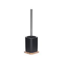 Scopino Hombre In Poliresina E Legno Di Bambù, Nero (hom37) - Optima
