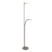 Lámpara de pie Sienna Turound LED - Acero cepillado - 2 lámparas - 5000 lm - 2200-4000K - 50W - 187 cm