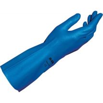 Mapa – Guanto Protettivo Optinit 472 – Nitrilica, 310mm, Blu – Approvato per Contatto Alimentare