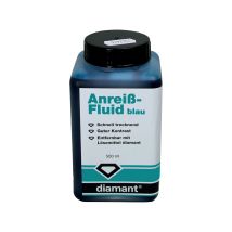 DIAMANT Anreiß-Fluid rot 500 ml – schnelltrocknend, lösungsmittelfrei, elastische Farbschicht – für präzise Markierungen