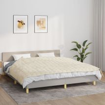 The Living Store - Gewichtsdecke,gewichtete Decke,entspannungsdecke,therapiedecke Warm Hellcreme 155x220 Cm 11 Kg Stoff Ciw80925bonnevie