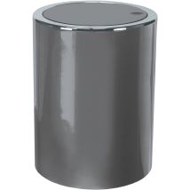 Kleine Wolke - 5829977858 Pattumiera Da Bagno Clap, 5 L, Platino