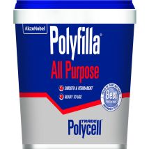 Polyfilla - Polycell Trade All Purpose Filler - Ready Mixed Tub - 1 Kg