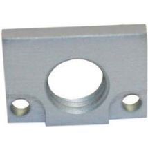 BARTHELME Endkappe Aluminium 18,4mm Zubehör für Außenstrahler M8x1 Gewinde 2x Schrauben