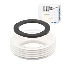 Tecuro - Reduzierstück Für Siphon-ablauf 1 1/4 Ig X 1 1/2 Ag, Inkl. Dichtung