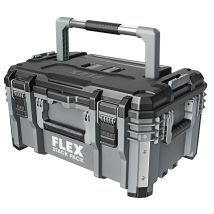 Flex – Caja mediana Stack Pack TK-L SP MB 531465 – Plástico resistente a impactos – Esquinas reforzadas de aluminio
