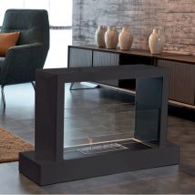 Tecno Air System - Camino Da Pavimento A Combustibile Liquido Ruby Roma Potenza 2,5 Kw
