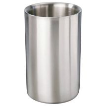 Raffredda Bottiglia Chardonnay in Acciaio Inox – Ø 12 cm, Altezza 19,5 cm – MATO