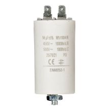W1-11014n Condensatore Bianco Fixed Capacitor Cilindrico - Fixapart
