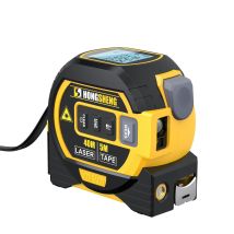 Metro A Nastro Laser Digitale - Strumento Di Misurazione Elettronico Con Laser Da 40 M E Metro A Nastro Da 5 M - Misuratore Digitale Elettronico, 