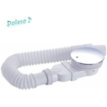 Scarico Doccia Da 90 Mm, Extra Piatto, Foro Di Scarico Per Piatto Doccia, Sifone Con Sistema Di Controllo Degli Odori, Filtro Per Capelli, Tubo 