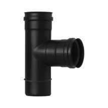 Tecnogas Tee Nero Opaco Per Stufe A Pellet D.80