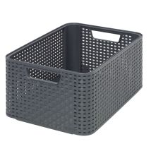 Style M Korb De Aufbewahrung Rattan Grau - Curver