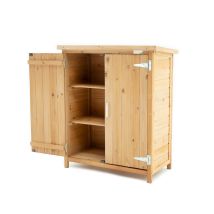 Gartenschrank Gardiun Abby 40x75x90 Cm Aus Holz