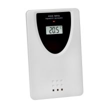 Suministros Jaizkibel - Tfa Dostmann 30.3210.10, Trasmettitore Di Ricambio Per Stazioni Radio Tfa 30.3047 30.3048 60.4510 60.4518, Con Display, Grigio