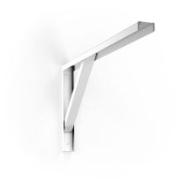Bolis Italia – Reggimensola in acciaio verniciato bianco – 40 cm – Portata massima 70 kg – 6 PZ