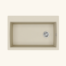 Evier Granit Turtl Helika Largus Beige 1 Bac Xl 840x560