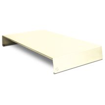 Lisa - Copri Fornelli Da Cucina 56,5x30x7,5 Cm In Ferro Luxury Plan Plus Bianco