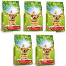 Multipack Da 5 Pz Di Purina Friskies Per Cani Crocchette Vitafit Active Con Manzo Da 10 Kg Cad