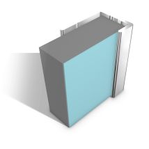 Multipanel - Classic 11mm Wall Panel End Cap Trim Type C Bright Polished