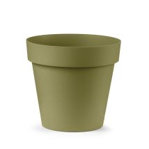 Veca - Cleo Lovin'green Vase 100% Plastique Recyclé Vert Olive - 30 Cm