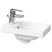 Cersanit - Como Waschbecken Für Möbel 40x22 Cm Mit Hahnloch In Der Mitte (k32-001-box)