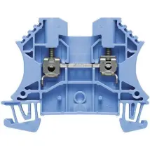Weidmuller – WDU 4 BL Terminal Block – 800 V, 32 A, 0.5 - 6 mm², Blue