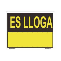 Cartel 'es Lloga' (pvc 0.4mm), 45x70cm (cat) E3/08865