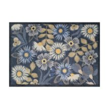 Floornovo Schmutzfangmatte Natur Schmutzfang - 85 Cm X 60 Cm - Wiesengrund - Waschbare Fußmatte Innen Und Übderdachte Außenbereiche