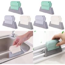 Triomphe - 6pcs Window Groove Cleaning Brush, Creative Groove Cleaning Brush, Magic Window Cleaning Brush, Quickly Clean All Corners And Gaps