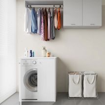 Mobile proteggi-lavatrice in PVC – 70 x 60 x 94 cm – Resistente all'umidità – CR SMART