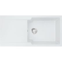 Mepamsa - Vier Kite Fradeko 611-100 - Blanc - 1000 X 500 X 210 Mm - Sous-meuble 60 Cm - Vidage Manuel - Franke