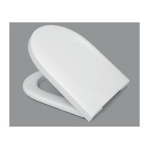 Hamberger - Grito Wc Tube Softclose Premium Con Vela De Acero Inoxidable C4302g White