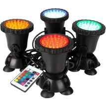 Projecteur Led Submersible Rgb Spot Light Ip68 Pour Piscine De Jardin Extérieur [énergie A+]