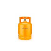 Bombola - Arancio (ral 2003) - Per Propano (un1965) - Per Mercato Europeo - Conforme Direttiva 2010/35/ue T-ped - 3 Kg - (7 L) - Maniglia Alta - 