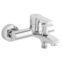 Ferro Ritto Rubinetto Da Bagno Cromato Design Elegante