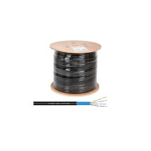 Vultech Matassa Lan Cat 5e Utp 24awg Pe Lszh Per Esterno 100 Metri Colore Nero