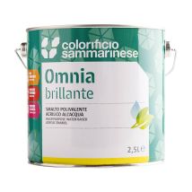 Smalto All'acqua 'omnia' Lt. 0,750 Giallo Brillante