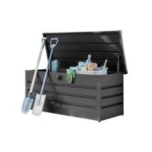 Gfp Primeyard Cassapanca Da Esterno 152x69x61 Cm Baule Da Esterno Metallo Antracite