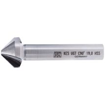 Pferd Hss Kegel-und Entgratsenker Ugt 90° Ø 19 Mm Schaft-ø 10 Mm Din 335 C Mit Ungleichteilung