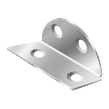 Angolo Truciolare Dimensione A 40mm Lunghezza Gamba 40mm Zincato Isoscele Vormann Per 25)