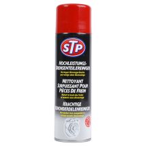 STP Hochleistungs-Bremsenteilreiniger 500ml – Effektive Reinigung von Bremsen – Entfernt Bremsstaub und Straßenschmutz – Verbessert Bremswirkung