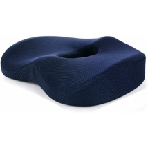 Alwaysh - Memory Foam Seat Cushion, Orthopedic For Hemorrhoids, Coccyx Cushion Car, Home, Office, Gamer, On Wheelchair, Lumbar Seat Cushion, Back Pain
