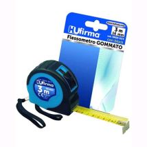 Hu-firma - Flessometro 8 Metri Da 25 Mm Gommato Con Block Nastro Conf. 6 Pezzi