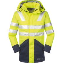 Protect Workwear - Chaqueta De Alta Visibilidad Edmonton, Talla L, Amarillo /navy