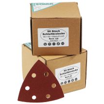 100 Klett Schleifdreiecke 93x93x 93mm Deltaschleifer Schleifscheiben Korn 40 120
