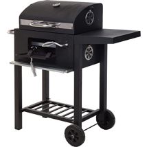 Gardeneas - Barbecue A Carbonella Con Coperchio 48,5x36x96cm